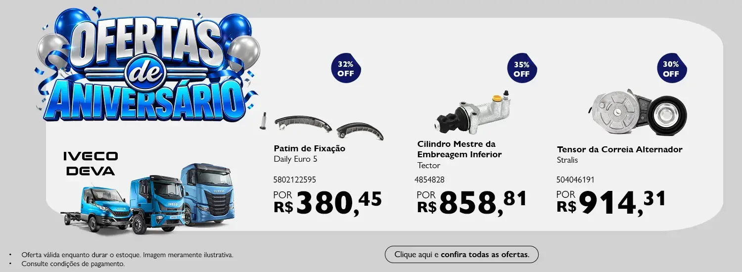 PEÇAS ANIVERSÁRIO DEVA